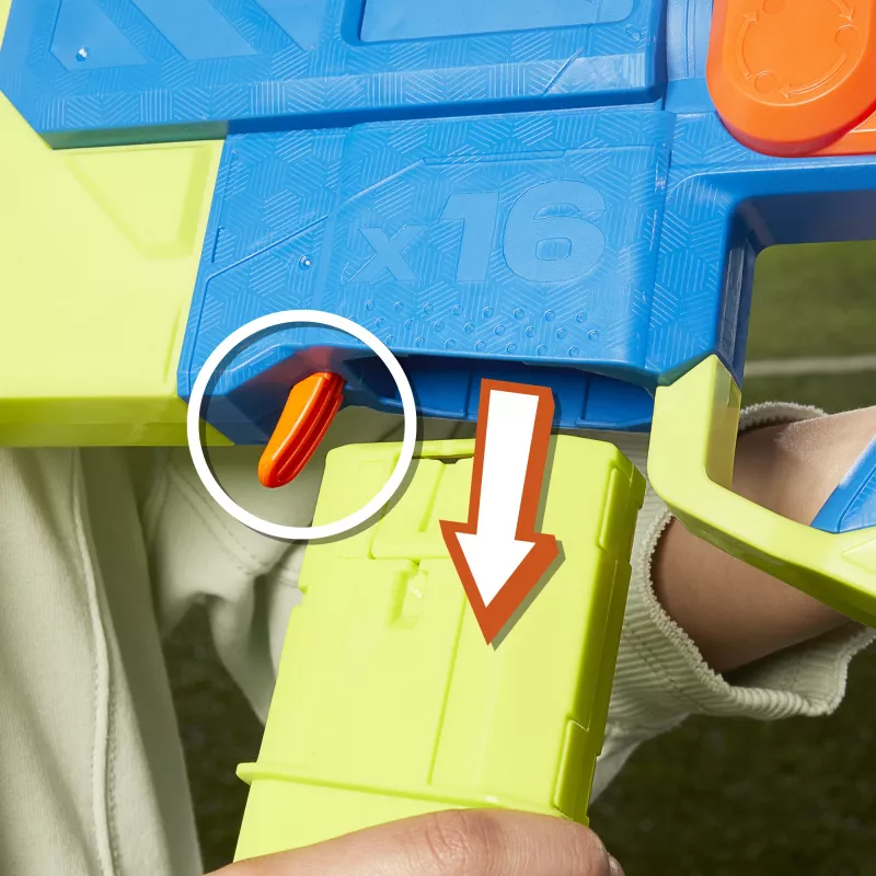 Nerf N Series Sprinter F8625 mėlynai žaliai oranžinis motorizuotas strėlių paleidėjas