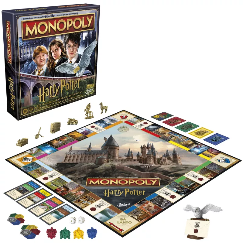 Stalo žaidimas Hasbro Monopoly Haris Poteris Ekonominė simuliacija 8+