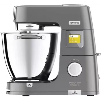 Virtuvinis kombainas Kenwood KWL90.164SI — 1400 W, 7 L nerūdijančio plieno dubuo, sidabrinis, įmontuotos svarstyklės