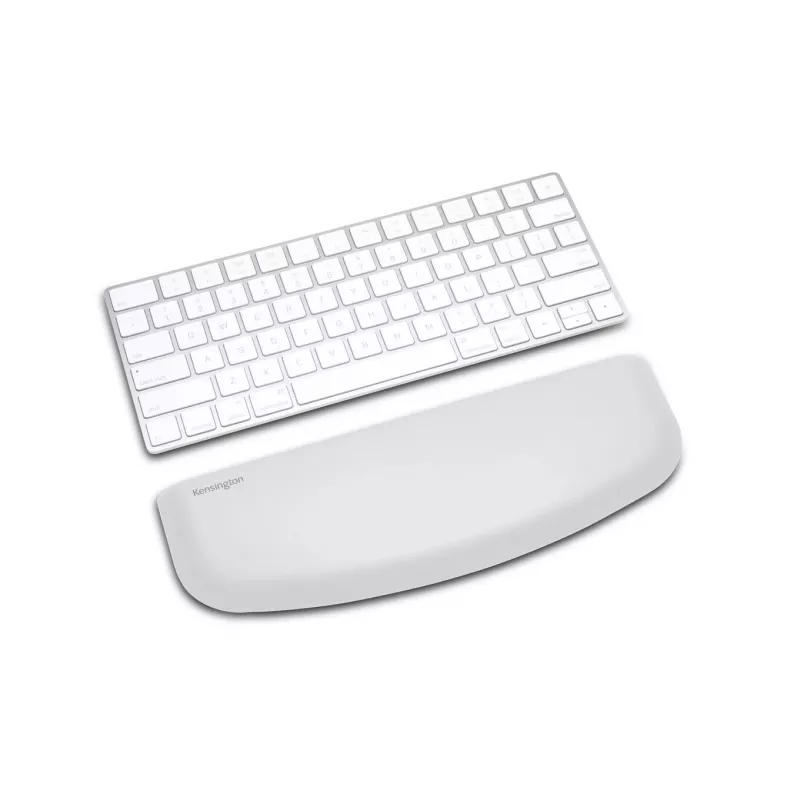 Kensington ErgoSoft riešo atrama, plona kompaktiška klaviatūra, pilka, dirbtinė oda, gelis, 100 mm, 281 mm, 10 mm