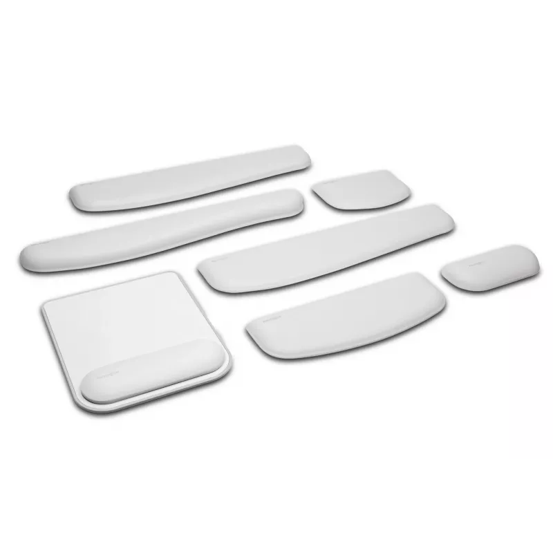 Kensington ErgoSoft riešo atrama, plona kompaktiška klaviatūra, pilka, dirbtinė oda, gelis, 100 mm, 281 mm, 10 mm