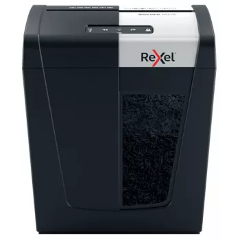Rexel Secure MC6 Whisper-Shred popierinis smulkintuvas P5, mikro pjovimas, 2 x 15 mm, 18 L, 175 lapų, 55 dB, mygtukai