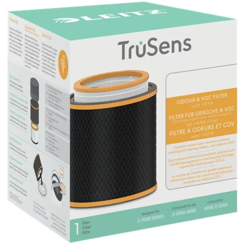 Leitz Odour and VOC 3-in-1 HEPA filtro būgnas, tinka TruSens Z-3000 / Z-3500 dideliam oro valytuvui