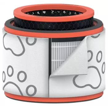 Leitz Pet 3-in-1 HEPA filtro būgnas, skirtas TruSens Z-2000 / Z-2500 vidutinio dydžio oro valytuvui