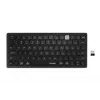 Kensington Dual Wireless Compact Keyboard - PN belaidė miniatiūrinė klaviatūra, Bluetooth, QWERTY, juoda