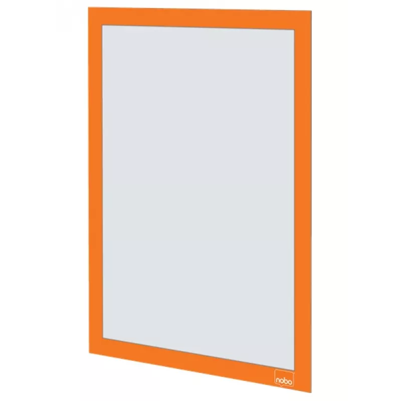 Nobo lipnus magnetinis plakatų rėmelis A4, oranžinis