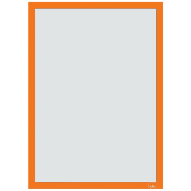 Nobo lipnus magnetinis plakatų rėmelis A3, oranžinis
