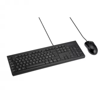 Kensington K75452CH belaidis klaviatūros ir pelės rinkinys, USB, membraninis, QWERTZ, juodas