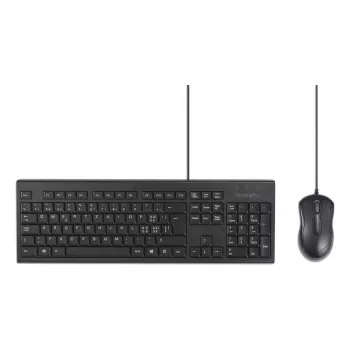 Kensington K75452CH belaidis klaviatūros ir pelės rinkinys, USB, membraninis, QWERTZ, juodas