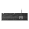Kensington KB515 EQ belaidė klaviatūra USB-C/USB-A, pilno dydžio (100%), laidinė, USB, žirklinis mechanizmas, QWERTY, pilka
