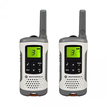 Motorola TLKR T50 dvipusis radijas 8 kanalai Pilka, Metalinė