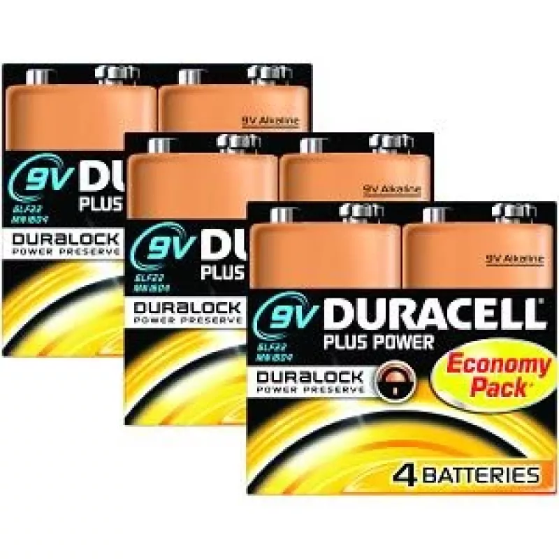 Duracell Plus Power 9V vienkartinė šarminė baterija