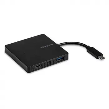 Targus ACH924EUZ USB-C sąsajų centras 5000 Mbit/s Juoda