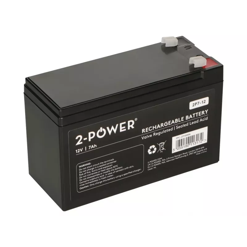 2-Power 2P7-12 akumuliatorius UPS Švino rūgštinis (VRLA) 12 V 7 Ah