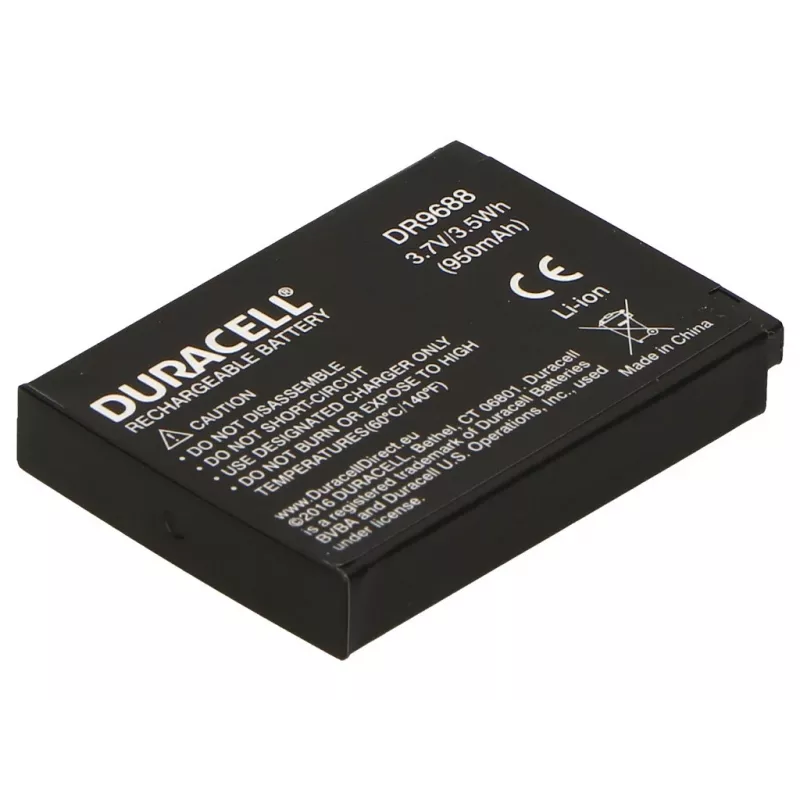 Duracell akumuliatorius fotoaparatui – Samsung SLB-10A pakaitalas, 950 mAh, 3,7 V, ličio jonų