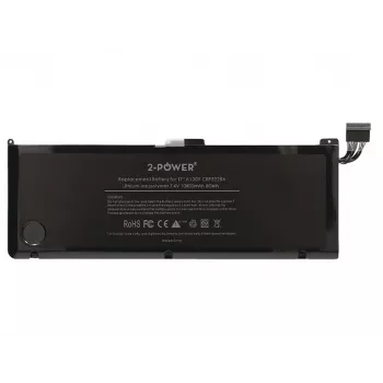 2-Power 7.4V 11200mAh Li-Polimer nešiojamojo kompiuterio baterija, skirta Apple MacBook Pro 17 inch A1297 (Mid 2009 EMC2272/EMC2329, Mid 2010 EMC2352)