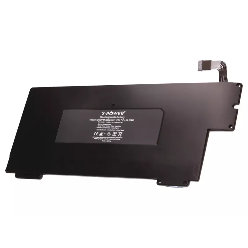 2-Power 7.2V 5000mAh Li-Polimer nešiojamojo kompiuterio baterija, skirta Apple MacBook Air 13 colių A1237 (Early 2008 EMC 2142, Late 2008 EMC2253, Mid 2009 EMC2334)