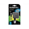 Duracell 2.4A sieninis įkroviklis telefonams/planšetėms, 5 V, 2.4 A, juodas