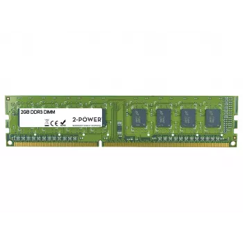2-Power 2 GB DDR3 1600 MHz DIMM atminties modulis, žalias