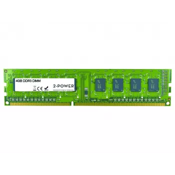 2-Power 4GB MultiSpeed 1066/1333/1600 MHz DIMM atmintis, 4 GB, 1 x 4 GB, DDR3, 1600 MHz, 240 kontaktų DIMM, žalia