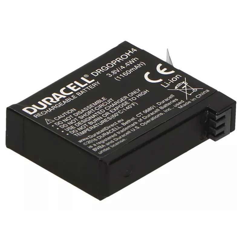 Duracell baterija GoPro Hero 4 – ličio jonų, 1160 mAh, 3,8 V