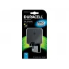 Duracell 2x2.4A USB telefono/planšetinio kompiuterio įkroviklis, vidinis, AC, 5 V, juodas