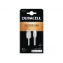 Duracell Sync/Charge kabelis 1 m baltas, USB A, Lightning, 2.0