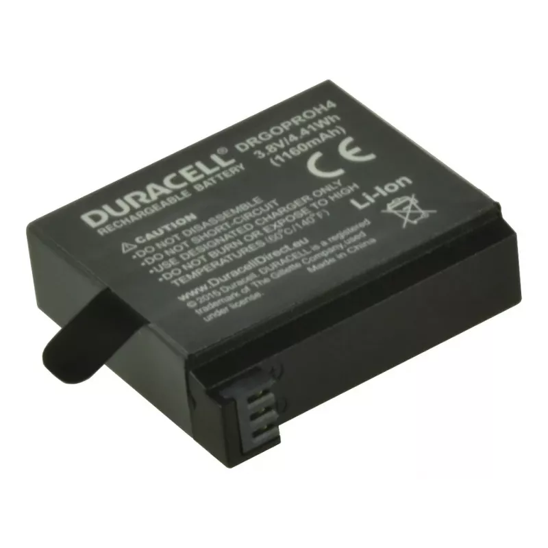 Duracell akumuliatorius, skirtas GoPro Hero 4, 2 vnt. pakuotė