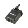Duracell sieninis įkroviklis su USB-C ir USB-A, juodas
