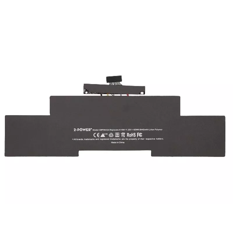 2-Power 11.26V 8400mAh Li-Polimerinė baterija, skirta Apple MacBook Pro 15 col. A1398 (2013/2014)