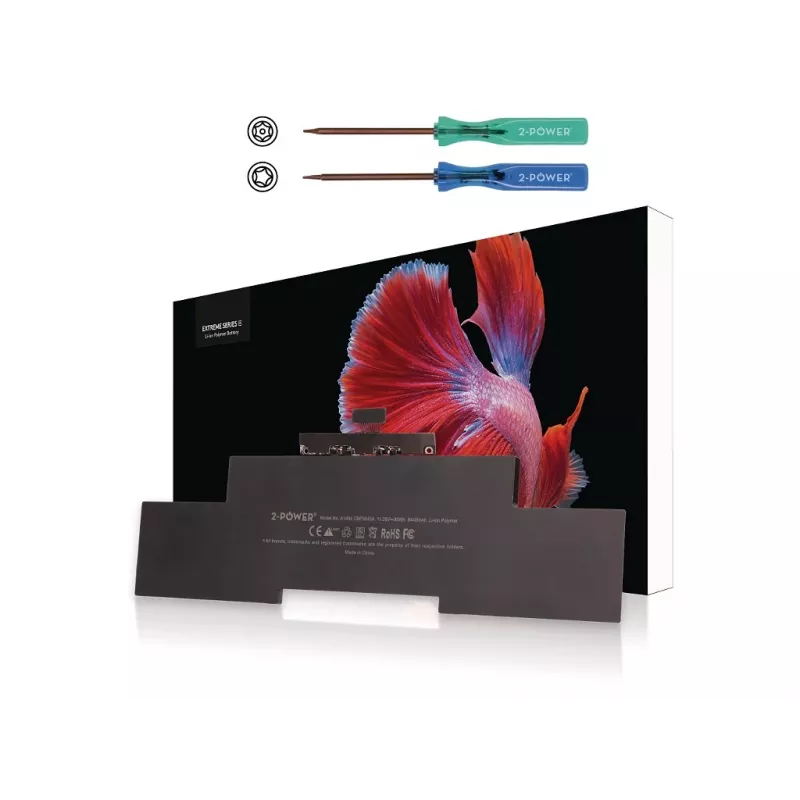 2-Power 11.26V 8400mAh Li-Polimerinė baterija, skirta Apple MacBook Pro 15 col. A1398 (2013/2014)