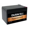 Duracell 12V 12Ah VRLA baterija, sandarus švino rūgšties akumuliatorius, 12 V, 12 Ah, 12000 mAh, 144 Wh, juoda