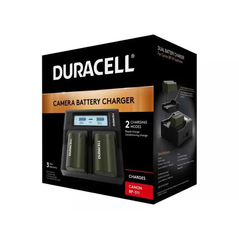 Duracell DRC6101 dviejų baterijų kroviklis