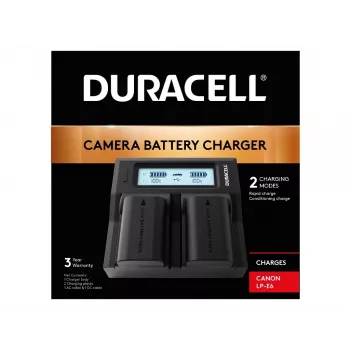 Duracell DRC6103 dvigubų kamerų baterijų įkroviklis