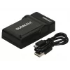 Duracell USB įkroviklis Nikon EN-EL20/EN-EL22/EN-EL24 akumuliatoriams, juodas