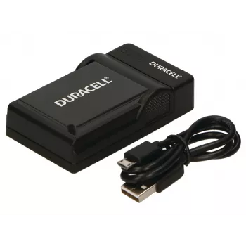 Duracell USB įkroviklis Nikon EN-EL20/EN-EL22/EN-EL24 akumuliatoriams, juodas