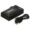 Duracell USB kroviklis Sony fotoaparatų baterijoms, NP-F550, NP-FM500H, NP-FM50, juodas