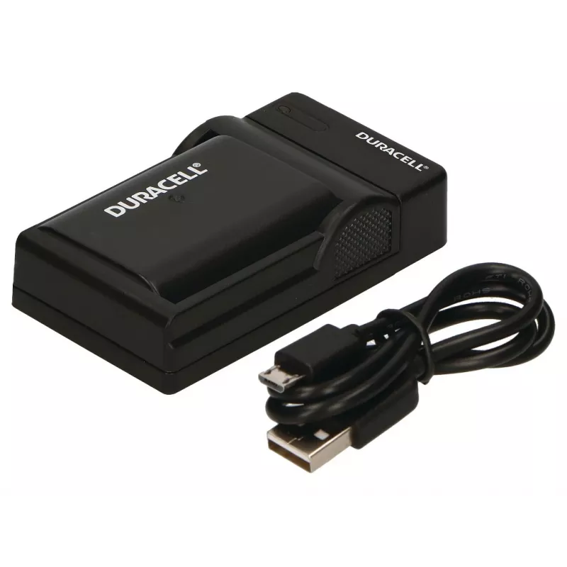 Duracell USB kroviklis skaitmeniniams fotoaparatams, Panasonic DMW-BLF19, juodas, 5 V