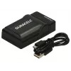 Duracell USB kroviklis skaitmeniniams fotoaparatams, juodas, 5 V