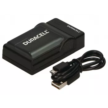 Duracell USB kroviklis skaitmeniniams fotoaparatams, juodas, 5 V
