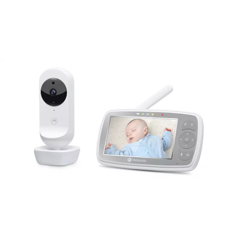 Kūdikio stebėjimo kamera Motorola VM44 CONNECT, balta, 300 m, Wi-Fi/FHSS