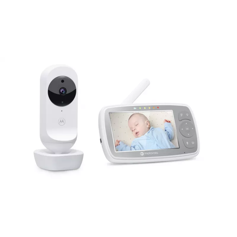 Kūdikio stebėjimo kamera Motorola VM44 CONNECT, balta, 300 m, Wi-Fi/FHSS