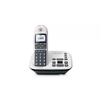 Motorola CD5011 išmanusis belaidis telefonas su skambučio identifikavimu, pilka/sidabrinė