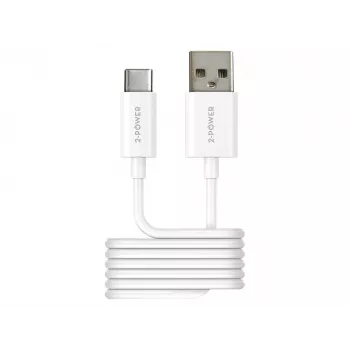 2-Power 2PUC1M01W mobiliojo įrenginio įkroviklis Baltas