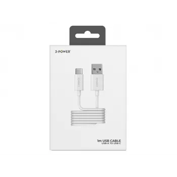 2-Power 2PUC1M01W mobiliojo įrenginio įkroviklis Baltas