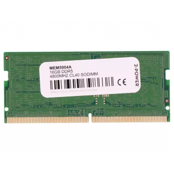2-Power MEM5904A atminties modulis 16 GB 1 x 16 GB DDR5 262 kontaktų SO-DIMM