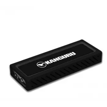 iStorage Kanguru UltraLock Superspeed+ USB-C M.2 NVMe išorinis SSD 2 TB | Saugus nešiojamasis kietojo kūno diskas | Fizinė rašymo apsaugos jungiklis | Saugi programinė įranga | TAA atitiktis