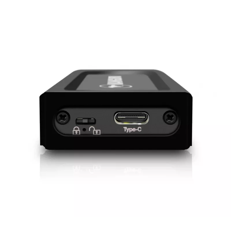 iStorage Kanguru UltraLock Superspeed+ USB-C M.2 NVMe išorinis SSD 2 TB | Saugus nešiojamasis kietojo kūno diskas | Fizinė rašymo apsaugos jungiklis | Saugi programinė įranga | TAA atitiktis
