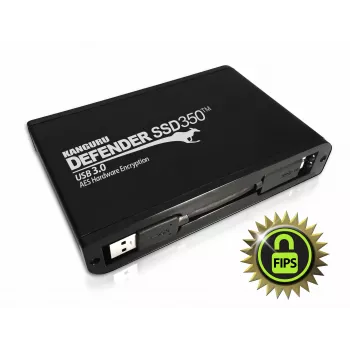 iStorage Kanguru Defender SSD350 2 TB | FIPS 140-2 sertifikuotas | Aparatiškai šifruotas kietasis diskas | 2,5 colio išorinis | SATA (SATA/600) | TAA atitinka