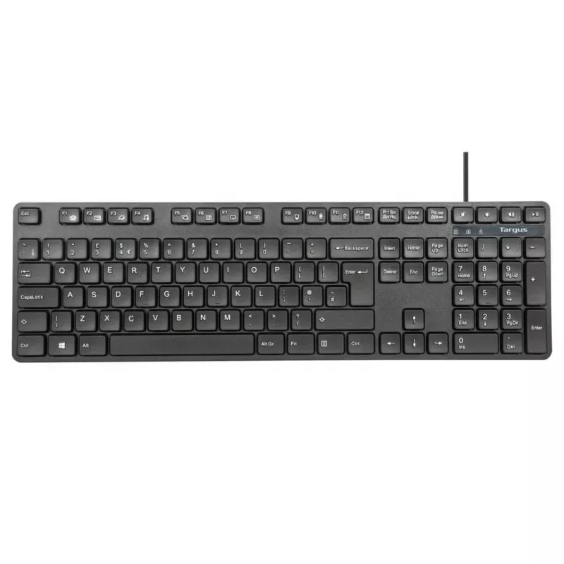 Targus AKM622FR klaviatūra su pele, USB, AZERTY, juoda